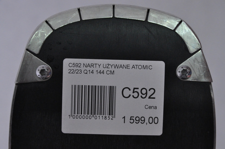 NARTY UŻYWANE ATOMIC CLOUD Q14 + X12 22/23 144 cm NRC592