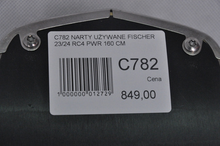 NARTY UŻYWANE FISCHER RC4 PWR 23/24 + RS10 160 cm NRC782
