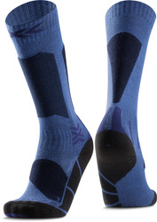 JUNIORSKIE SKARPETY NARCIARSKIE X-SOCKS SKI DISCOVER OTC Blue Blossom/Marine 2025