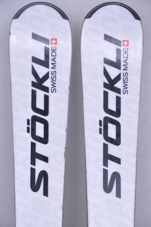 NARTY UŻYWANE STOCKLI LASER SC + MC11 24/25 156 cm NRC96