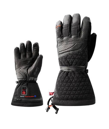 DAMSKIE RĘKAWICE PODGRZEWANE LENZ HEAT 6.0 FINGER CAP Black 2026