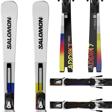 美品 2025 Salomon サロモン ADDIKT アディクト 163cm NARTY SALOMON ADDIKT PRO + MI12 GW 2025 | Narty Kraków