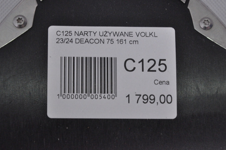 NARTY UŻYWANE VOLKL DEACON 75 + Motion 12 23/24 161 cm NRC125