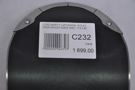 NARTY UŻYWANE VOLKL RACETIGER SRC + Motion 10 24/25 173 cm NRC232