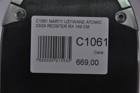 NARTY UŻYWANE ATOMIC REDSTER RX + M10 23/24 149 cm NRC1061