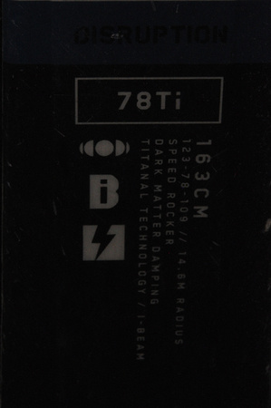 NARTY UŻYWANE K2 DISRUPTION 78TI + MXC 12 22/23 163 cm NRB955