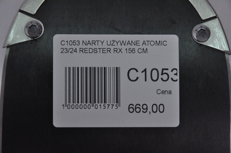 NARTY UŻYWANE ATOMIC REDSTER RX + M10 23/24 156 cm NRC1053