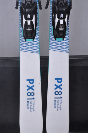 NARTY UŻYWANE KASTLE PX 81 + K11 23/24 172 cm NRC57