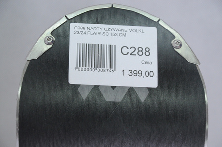 NARTY UŻYWANE VOLKL FLAIR SC 23/24 + Marker VMOTION 11 153 cm NRC288