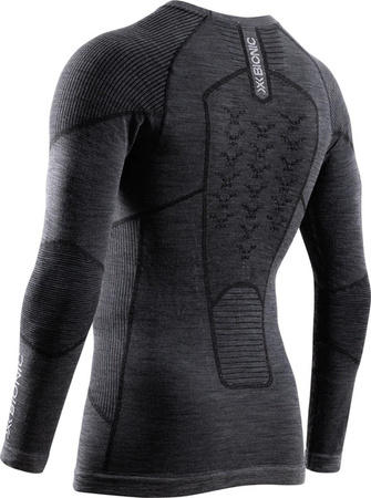 MĘSKA KOSZULKA TERMICZNA X-BIONIC SYMBIO MERINO LS Rhino Grey 2026