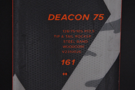 NARTY UŻYWANE VOLKL DEACON 75 + Motion 12 23/24 161 cm NRC124