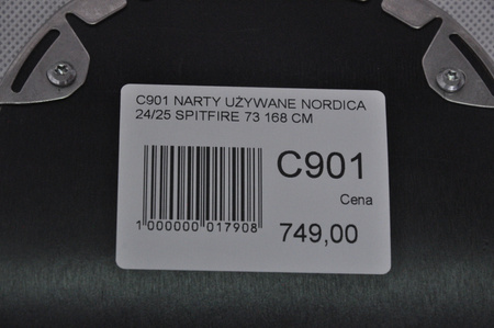 NARTY UŻYWANE NORDICA SPITFIRE 73 24/25 + Marker TP2 10 168 cm NRC901