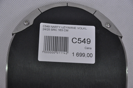 NARTY UŻYWANE VOLKL RACETIGER SRC + Motion 10 24/25 163 cm NRC549