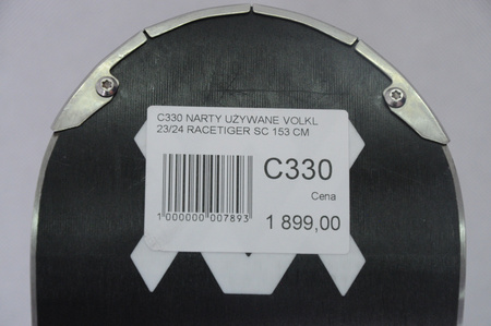 NARTY UŻYWANE VOLKL RACETIGER SC 23/24 + VMotion 12 153 cm NRC330