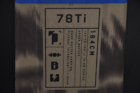 NARTY UŻYWANE K2 DISRUPTION 78TI + MXC 12 24/25 184 cm NRC992