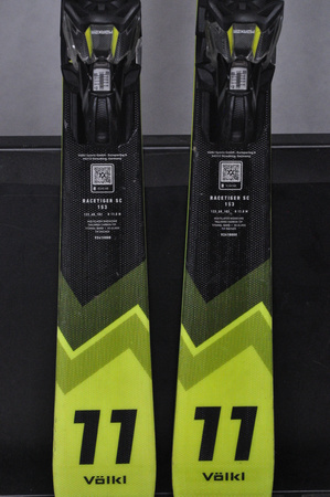 NARTY UŻYWANE VOLKL RACETIGER SC 24/25 + VMotion 12 153 cm NRC839