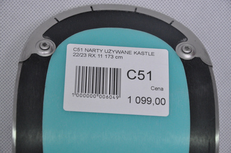 NARTY UŻYWANE KASTLE RX 11 + K12 22/23 173 cm NRC51
