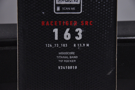NARTY UŻYWANE VOLKL RACETIGER SRC + Motion 10 24/25 163 cm NRC211