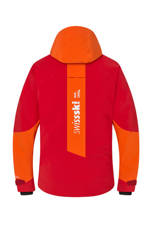 KURTKA NARCIARSKA DESCENTE SWISS NATIONAL TEAM REPLICA Mandarin Orange 2024