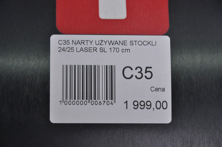 NARTY UŻYWANE STOCKLI LASER SL + MC11 24/25 170 cm NRC35