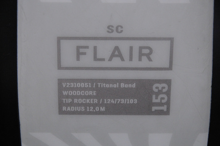 NARTY UŻYWANE VOLKL FLAIR SC 23/24 + Marker VMOTION 11 153 cm NRC288