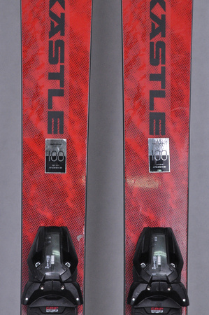NARTY UŻYWANE KASTLE MX 88 + Salomon K12 PRW 24/25 188 cm NRC736