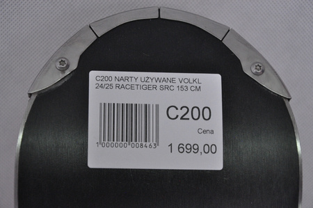 NARTY UŻYWANE VOLKL RACETIGER SRC + Motion 10 24/25 153 cm NRC200