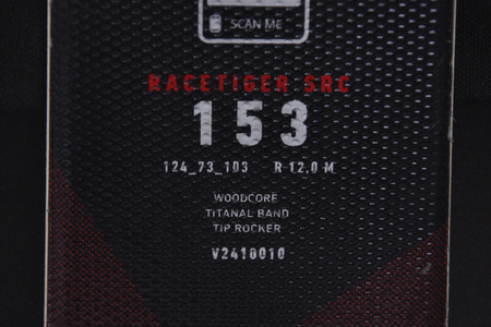 NARTY UŻYWANE VOLKL RACETIGER SRC + Motion 10 24/25 153 cm NRC197