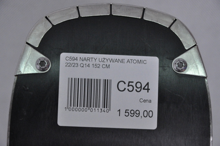 NARTY UŻYWANE ATOMIC CLOUD Q14 + X12 22/23 152 cm NRC594