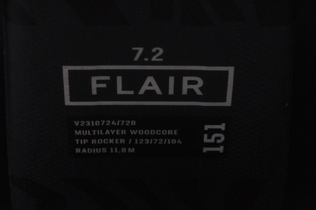 NARTY UŻYWANE VOLKL FLAIR 7.2 21/22 + FDT 10 151 cm NRC1161