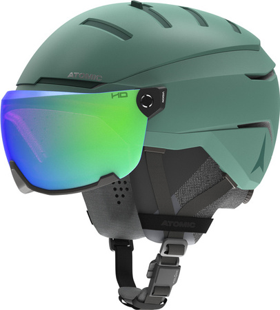 KASK NARCIARSKI ATOMIC SAVOR GT AMID VISOR HD Green 2025