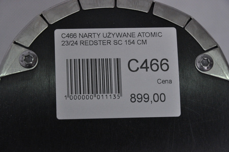 NARTY UŻYWANE ATOMIC REDSTER SC + M10 23/24 154 cm NRC466
