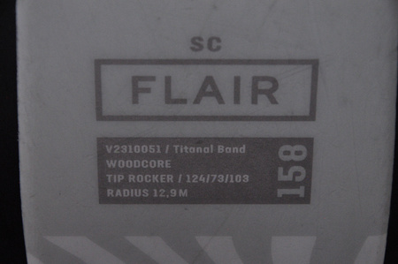 NARTY UŻYWANE VOLKL FLAIR SC 23/24 + Marker VMOTION 11 158 cm NRC14