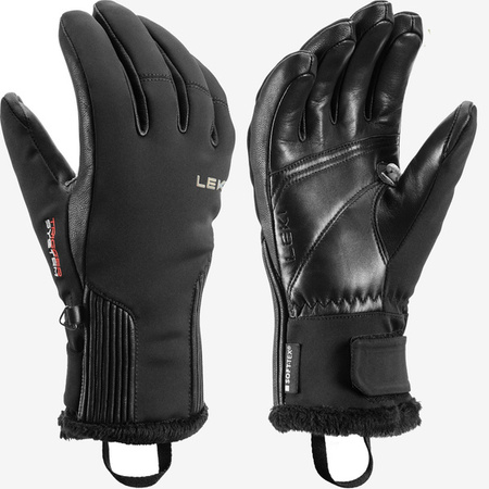 DAMSKIE RĘKAWICE NARCIARSKIE LEKI VALLARTA 3D Black 2026