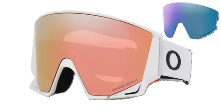 GOGLE OAKLEY FLOW SCAPE M Matte Whitte / Prizm Rose Gold Iridium + Iced Iridium 2026
