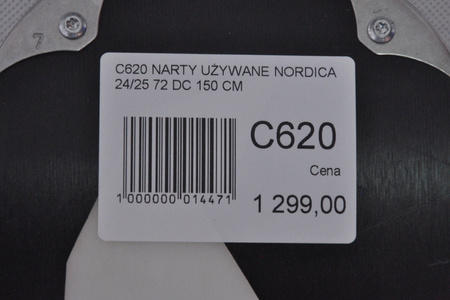 NARTY UŻYWANE NORDICA BELLE 72 DC 24/25 + TP2 11 150 cm NRC620