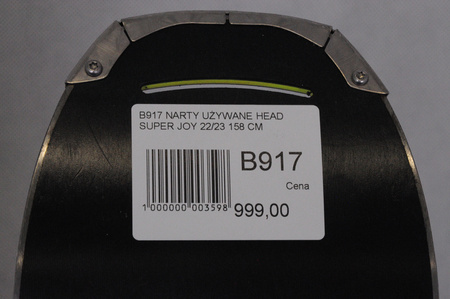 NARTY UŻYWANE HEAD SUPER JOY 22/23 + JOY 11 158 cm NRB917