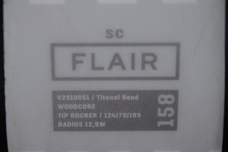 NARTY UŻYWANE VOLKL FLAIR SC 23/24 + Marker VMOTION 11 158 cm NRC294