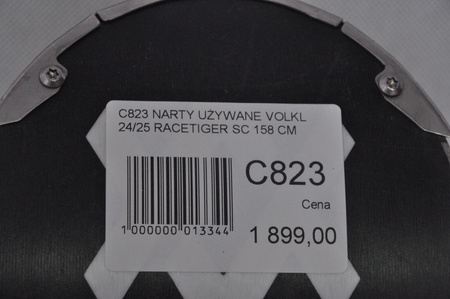 NARTY UŻYWANE VOLKL RACETIGER SC 24/25 + VMotion 12 158 cm NRC823