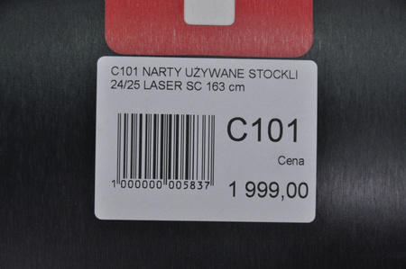 NARTY UŻYWANE STOCKLI LASER SC + MC11 24/25 163 cm NRC101