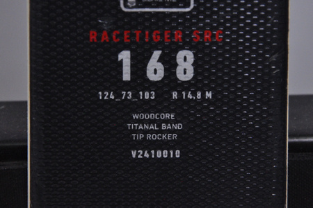 NARTY UŻYWANE VOLKL RACETIGER SRC + Motion 10 24/25 168 cm NRC551