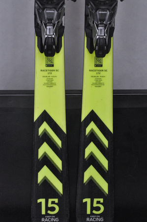 NARTY UŻYWANE VOLKL RACETIGER SC 23/24 + VMotion 12 172 cm NRC351