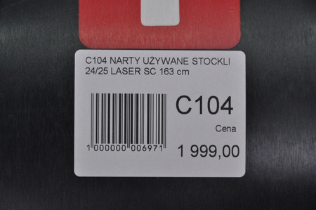 NARTY UŻYWANE STOCKLI LASER SC + MC11 24/25 163 cm NRC104