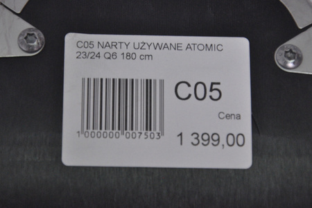 NARTY UŻYWANE REDSTER Q6 + M12 23/24 180 cm NRC05