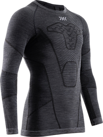 MĘSKA KOSZULKA TERMICZNA X-BIONIC SYMBIO MERINO LS Rhino Grey 2026