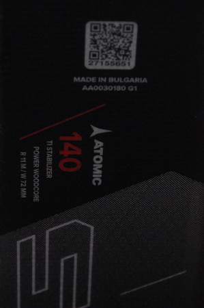 NARTY UŻYWANE ATOMIC REDSTER SC + M10 23/24 140 cm NRC456