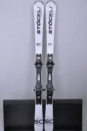 NARTY UŻYWANE STOCKLI LASER SC + MC11 24/25 149 cm NRC90