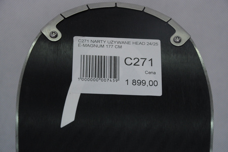 NARTY UŻYWANE HEAD SUPERSHAPE E. MAGNUM + Head PRD12 24/5 170 cm NRC262
