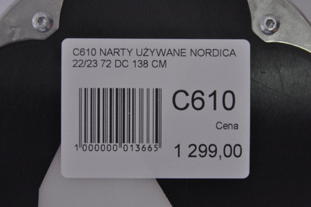 NARTY UŻYWANE NORDICA BELLE 72 DC 22/23 + TP2 11 138 cm NRC610