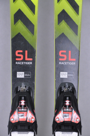 NARTY UŻYWANE VOLKL RACETIGER SL + VMotion 12 23/24 165 cm NRC639